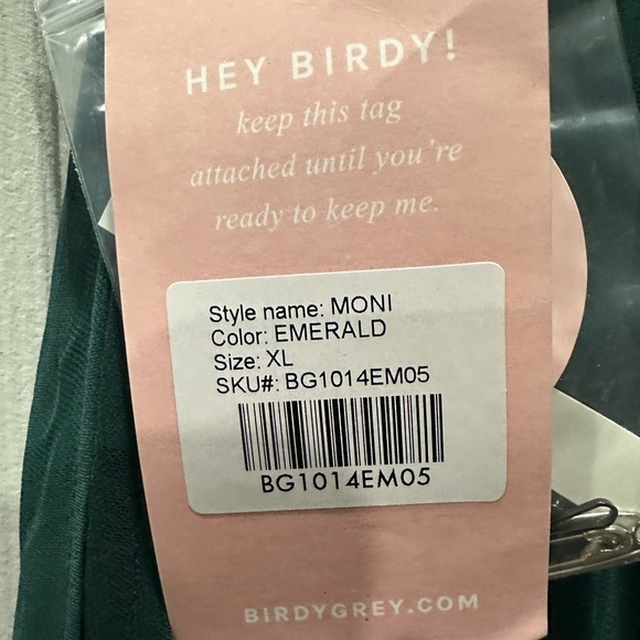 Birdy Grey Moni Dress Emerald Green XL EXTRA LARGE NEW NWT BRIDESMAID WEDDING - Picture 6 of 7